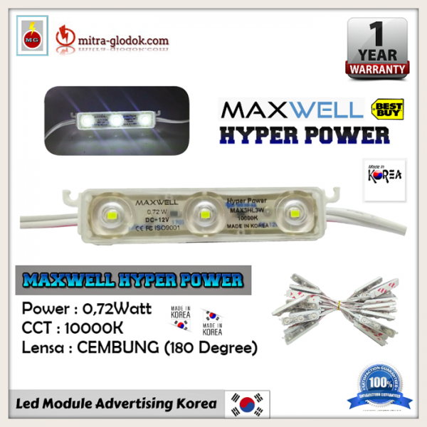 LED Module Maxwell Samsung SMD 2835 Hyper Transparant | 3 Mata LED Module Maxwell Samsung SMD 2835 Hyper Transparant | 3 Mata